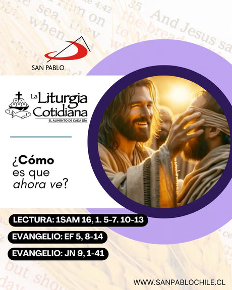 15 de marzo: 4º de Cuaresma. Morado o Rosado.