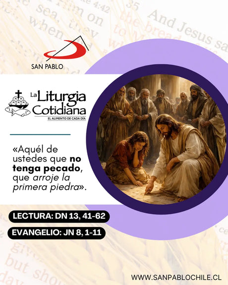 23 de marzo: 5º de Cuaresma. Morado.