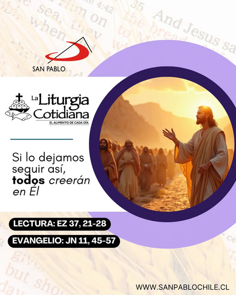 28 de marzo: 5º de Cuaresma. Morado.