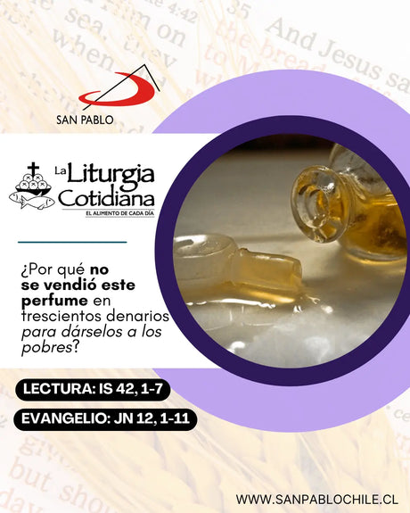 30 de marzo: LUNES SANTO. Morado.