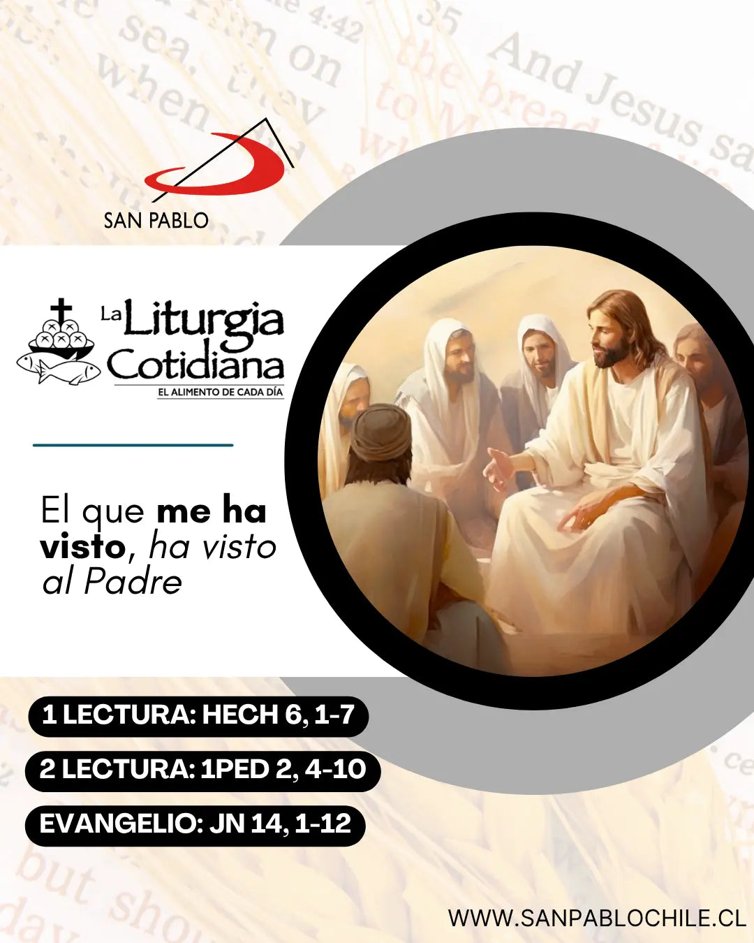 3 de mayo: 5º de Pascua. Blanco. (Exaltación de la Santa Cruz)