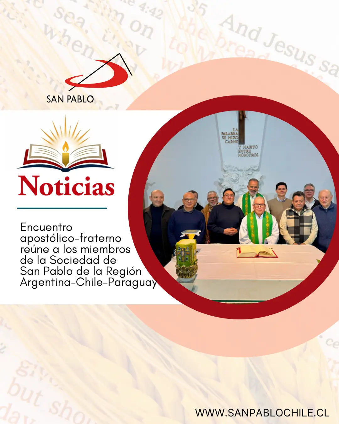 Encuentro apostólico-fraterno reúne a los miembros de la Sociedad de San Pablo de la Región Argentina-Chile-Paraguay