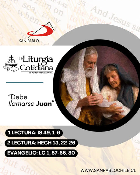 24 de junio: NACIMIENTO DE SAN JUAN BAUTISTA (S). Blanco.