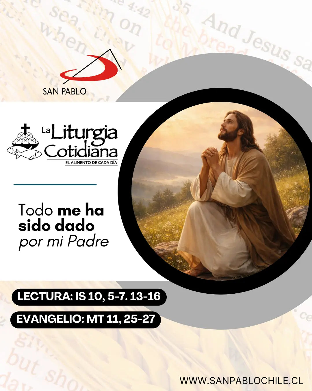 15 de julio: San Buenaventura, o. y d. (MO). Blanco.