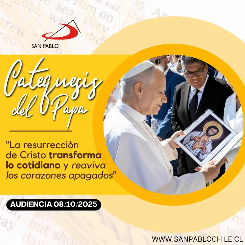 “La resurrección de Cristo transforma lo cotidiano y reaviva los corazones apagados”