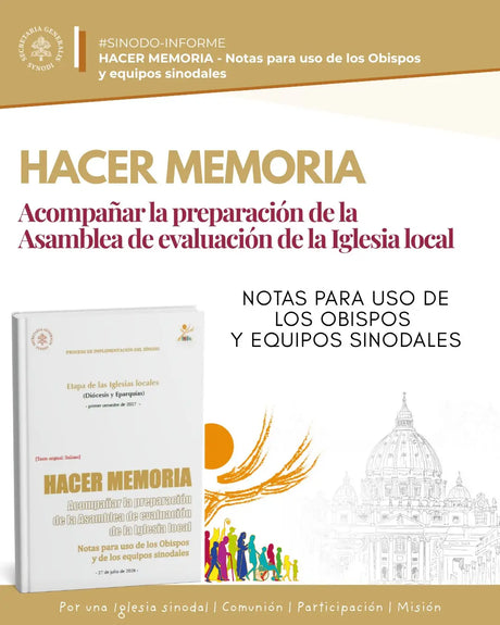 Hacia las Asambleas 2027 de las Iglesias: publicada la guía "Hacer memoria"