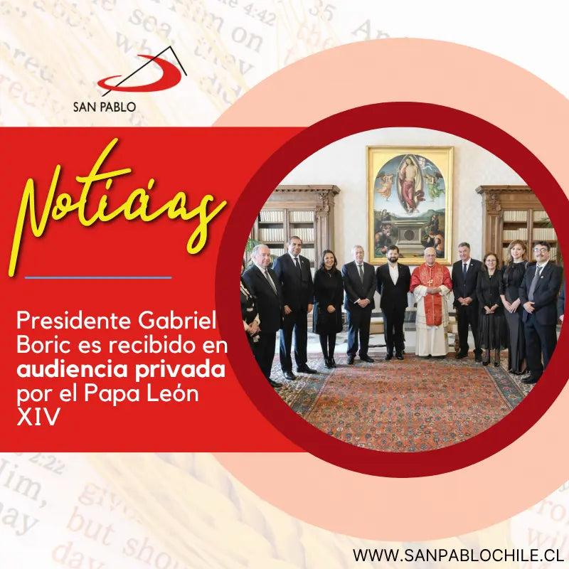 Presidente Gabriel Boric es recibido en audiencia privada por el Papa León XIV