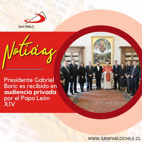 Presidente Gabriel Boric es recibido en audiencia privada por el Papa León XIV