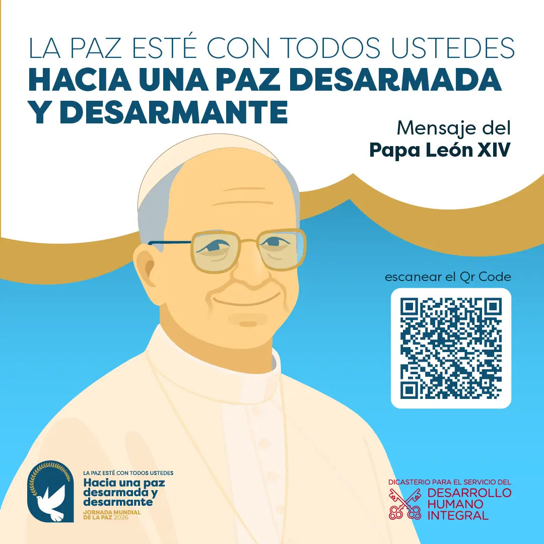 El Papa León XIV llama a construir una paz “desarmada y desarmante”