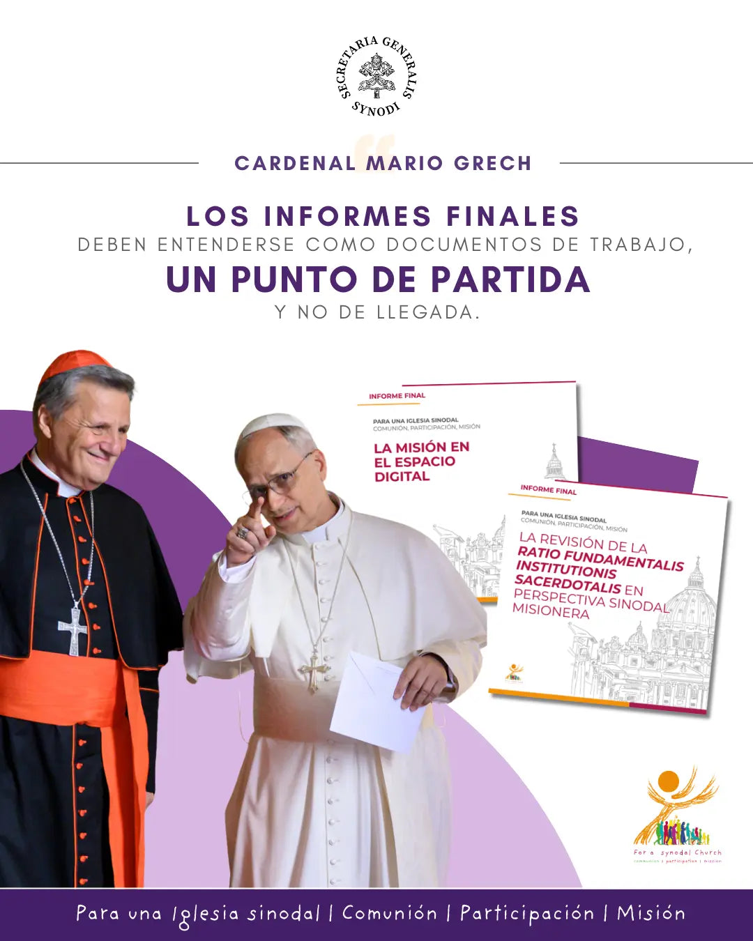 Sínodo: Publicados los dos primeros Informes finales sobre sacerdocio y misión digital