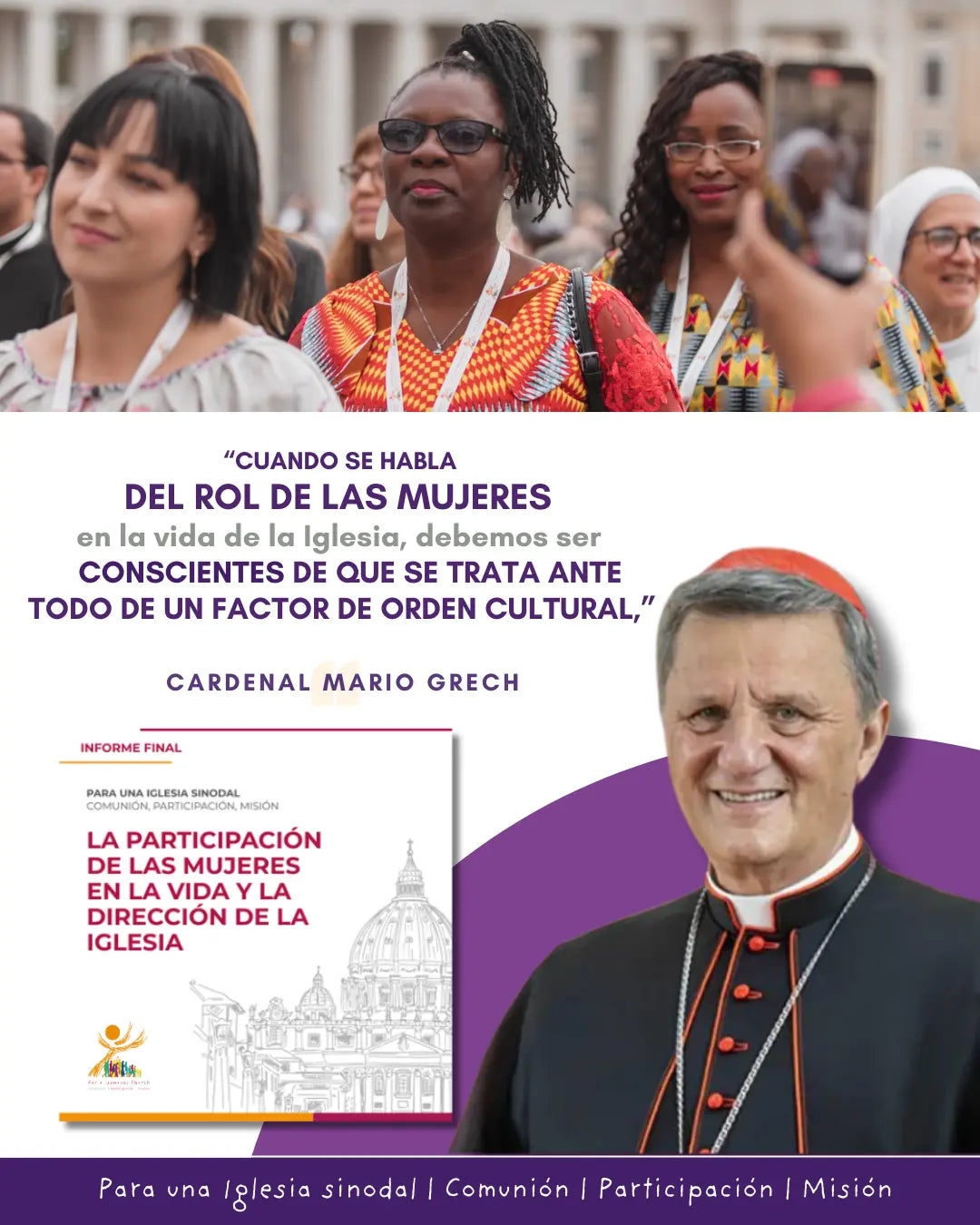 La participación de las mujeres en la vida y el gobierno de la Iglesia