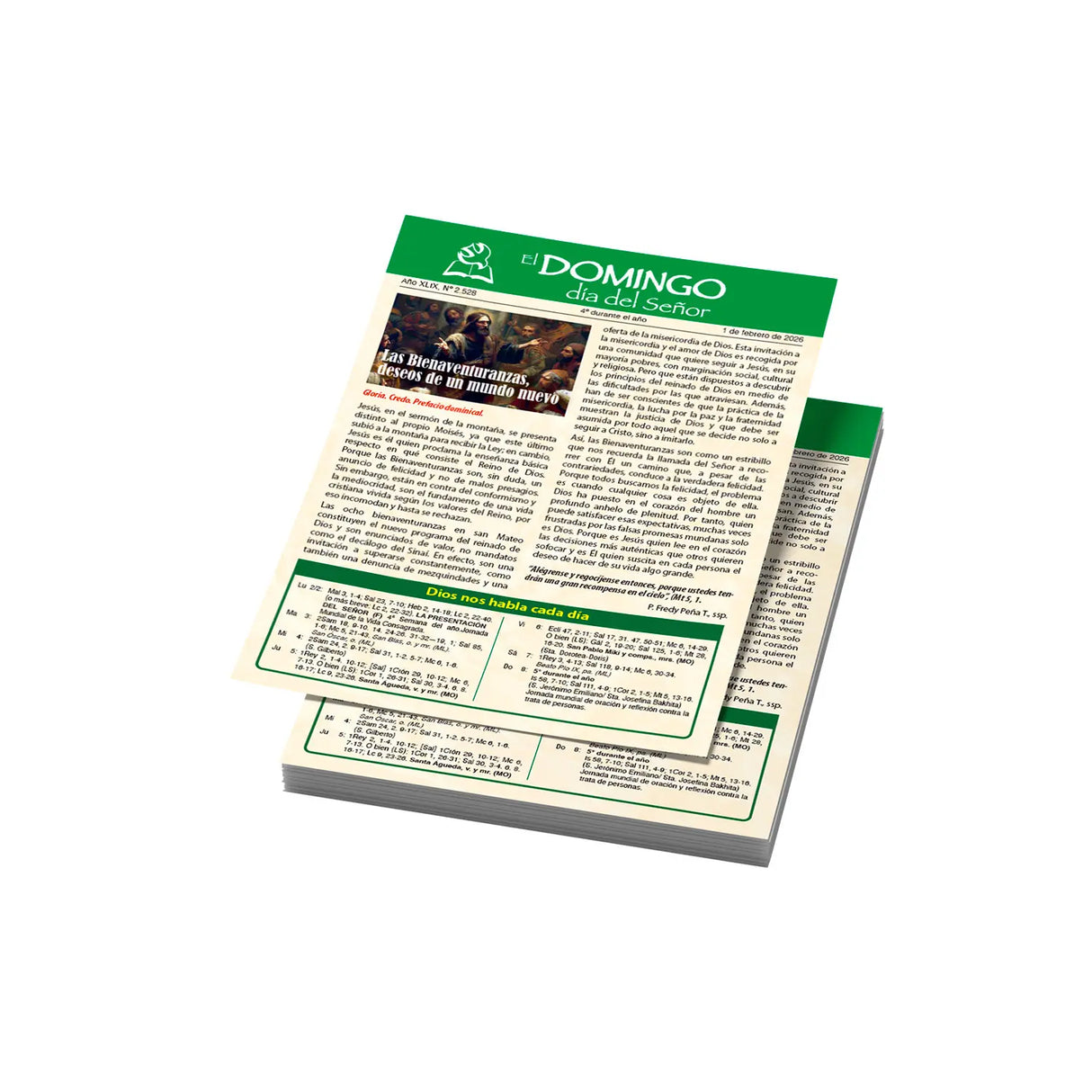 El Domingo día del Señor,  1 Febrero 2026 (10 hojas)