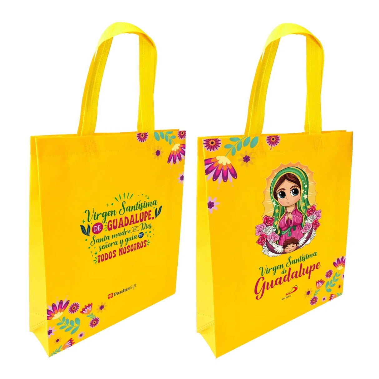 Bolsa Eco Devocional 30x35 - Virgen de Guadalupe Infantil