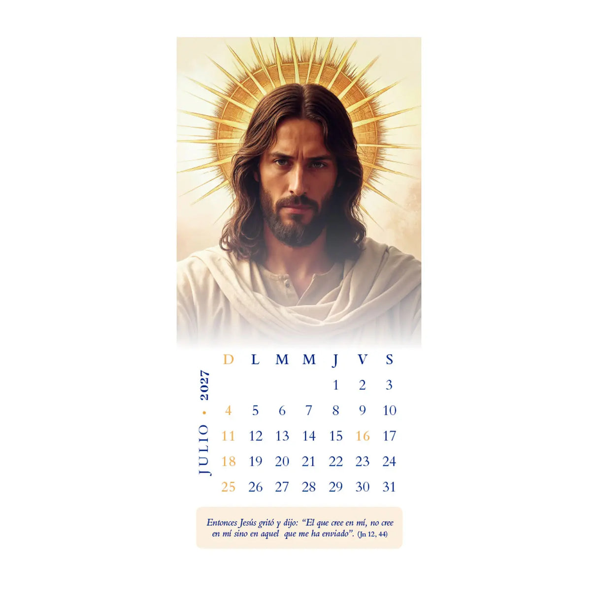 Calendario Jesús 2027