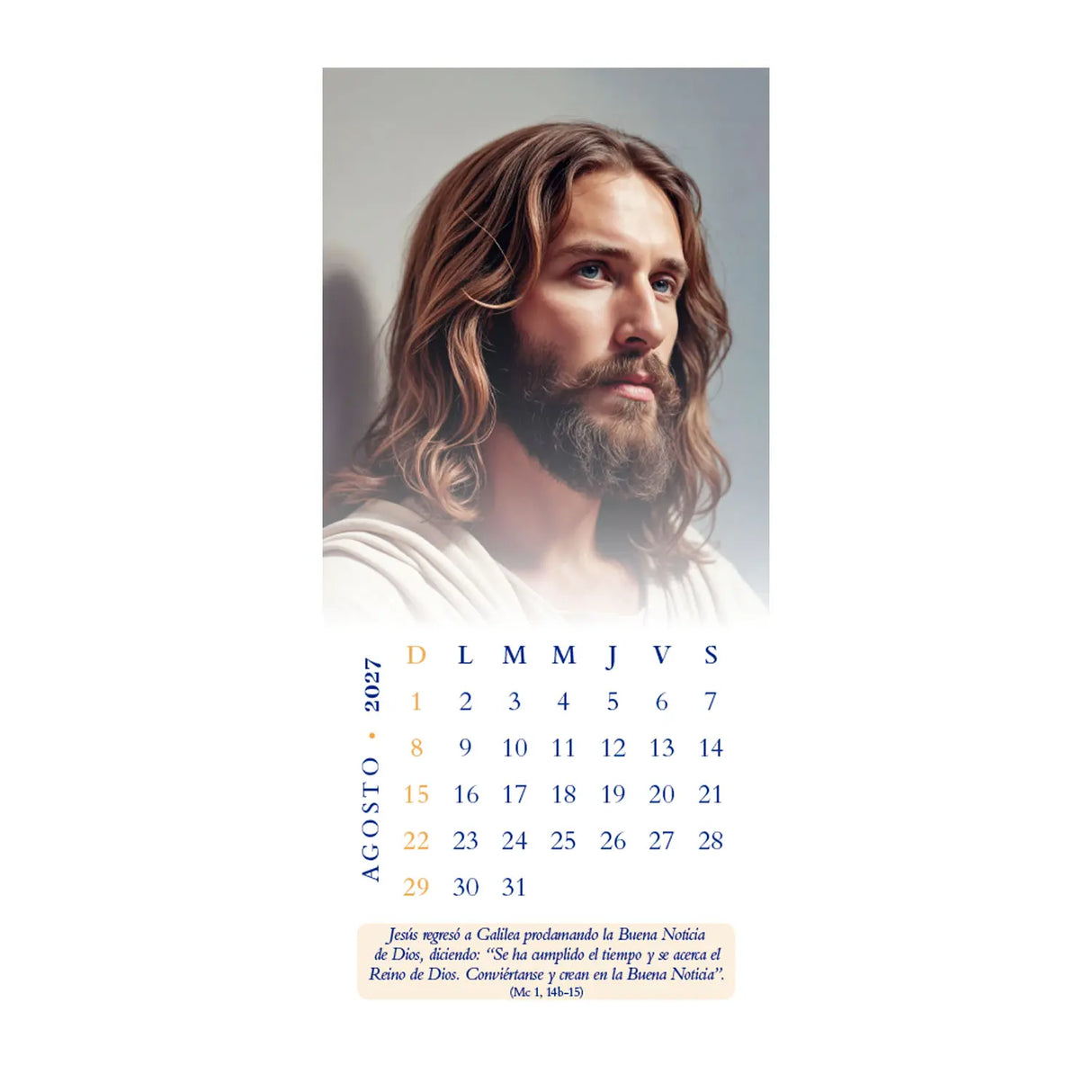 Calendario Jesús 2027