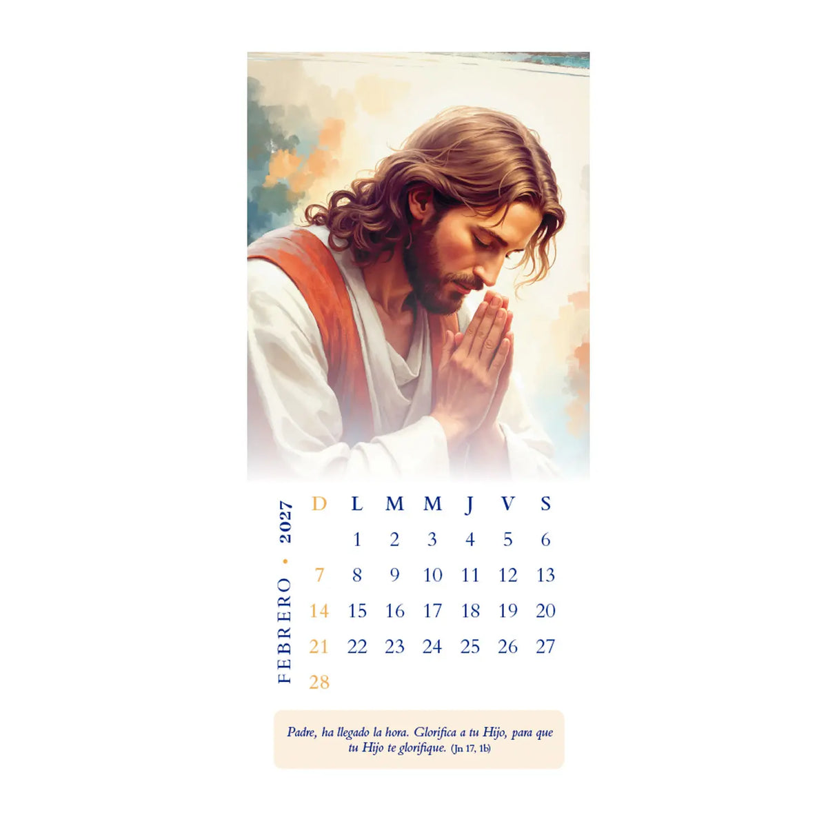 Calendario Jesús 2027