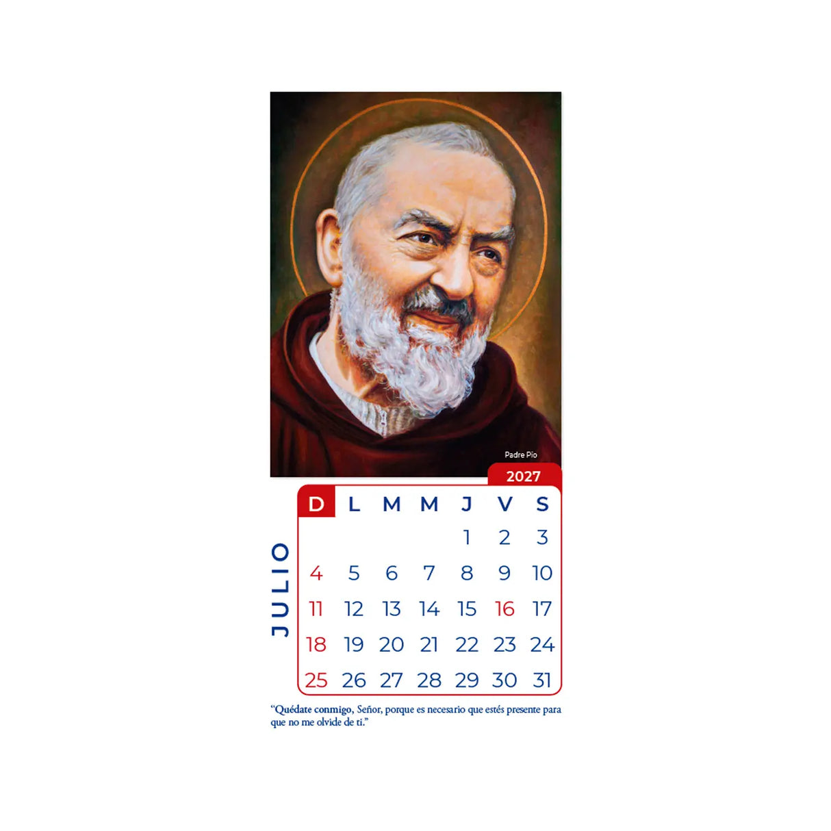 Calendario Pensamientos 2027