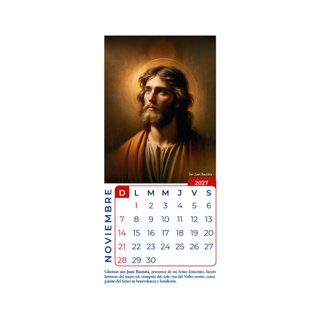 Calendario Pensamientos 2027