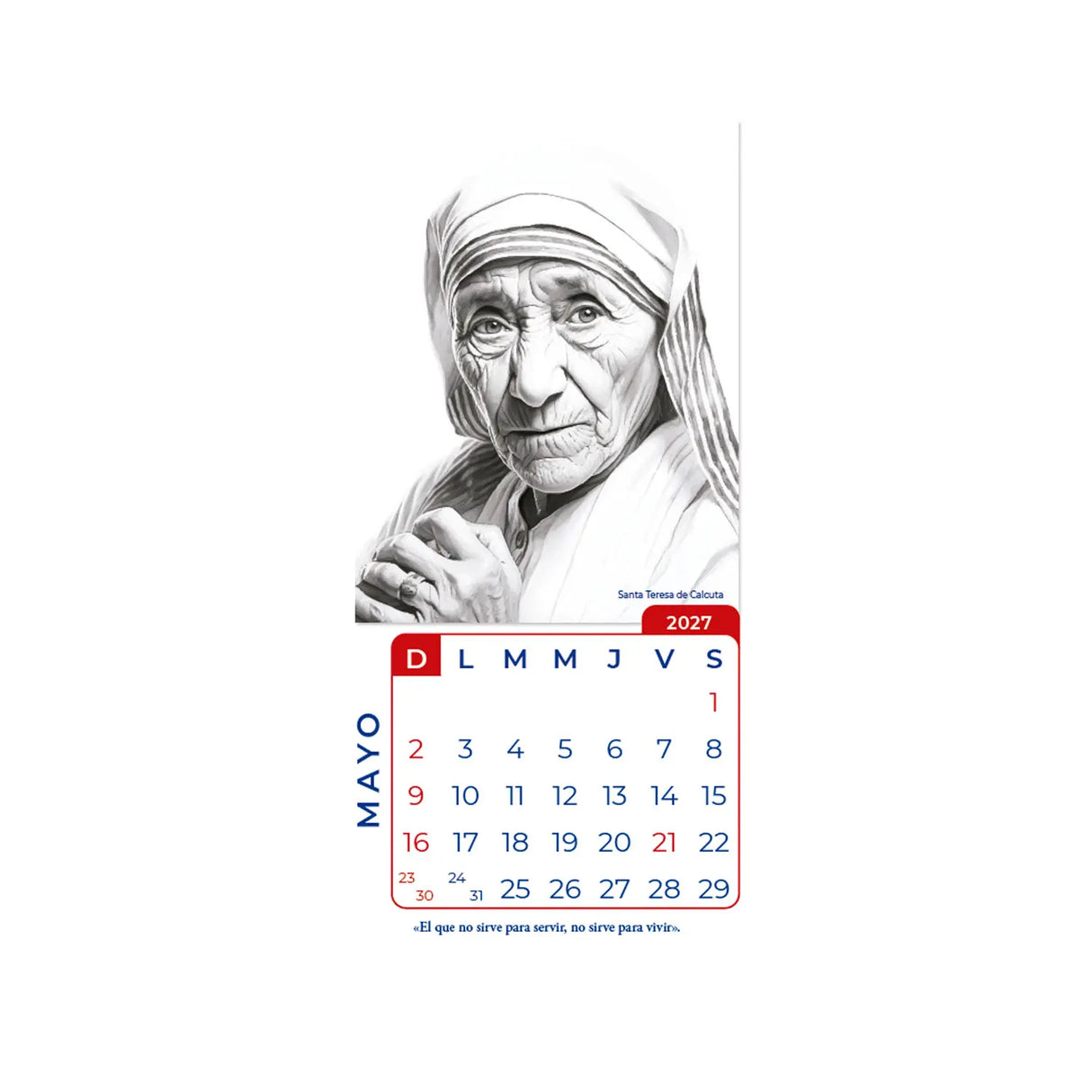 Calendario Pensamientos 2027