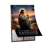 Calendario Católico 2027 - Portada Jesus Orando