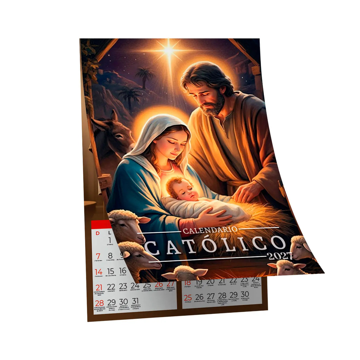 Calendario Católico 2027 - Portada Sagrada Familia