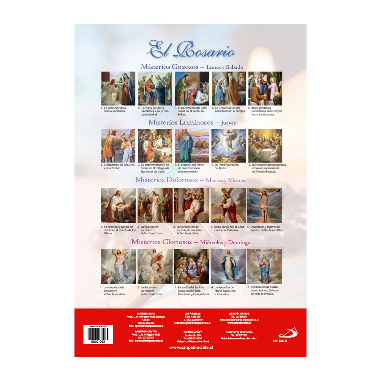 Calendario Católico 2027 - Portada Virgen Maria