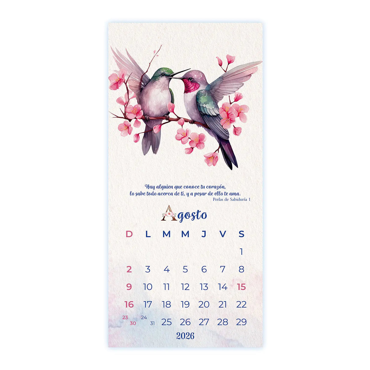 Calendario Mujer 2026