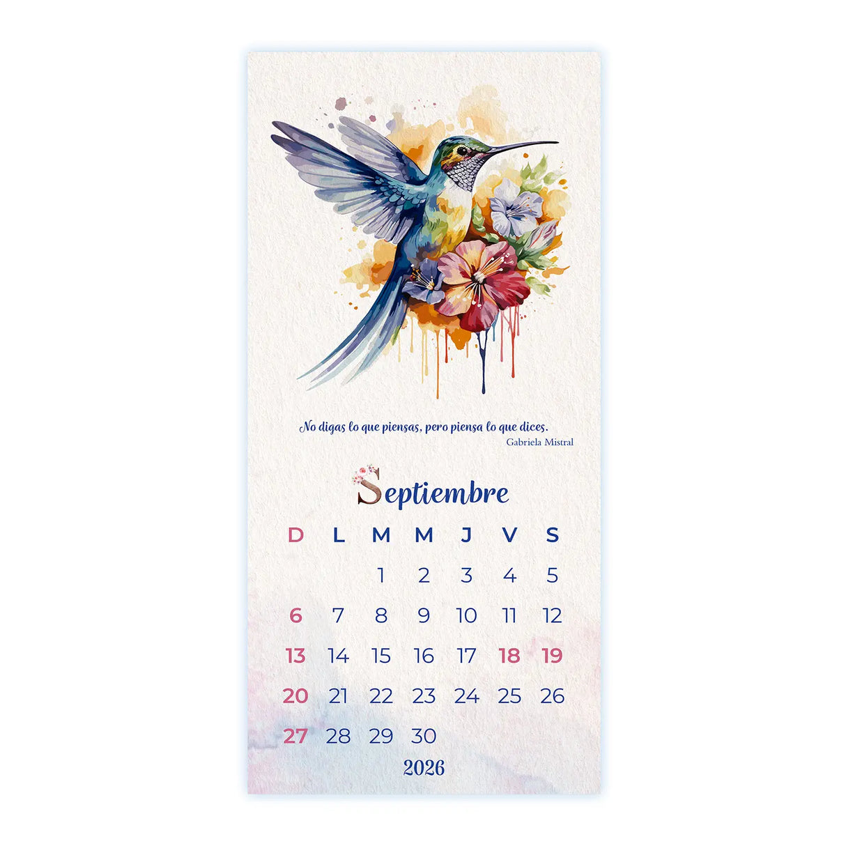 Calendario Mujer 2026