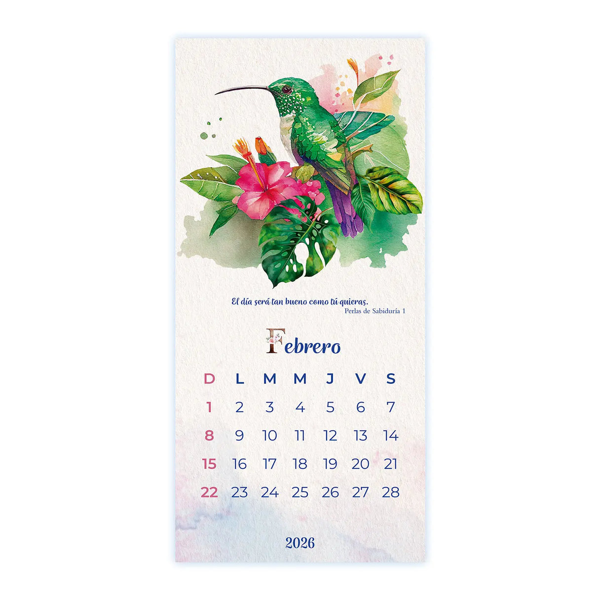 Calendario Mujer 2026