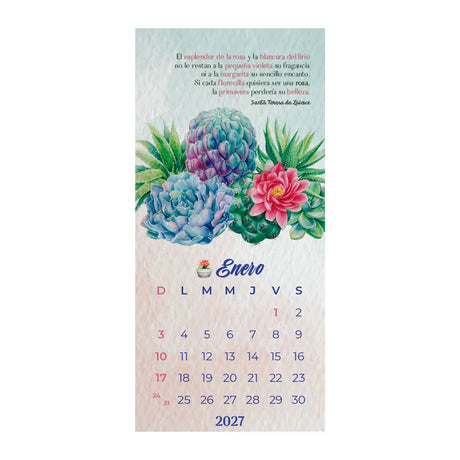 Calendario Mujer 2027