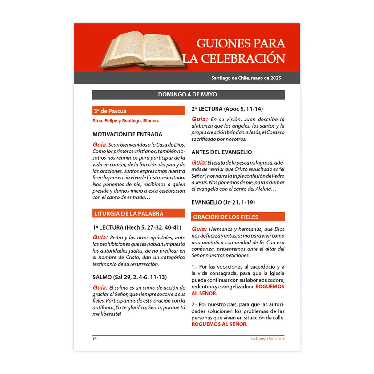 La Liturgia Cotidiana de mayo 2025