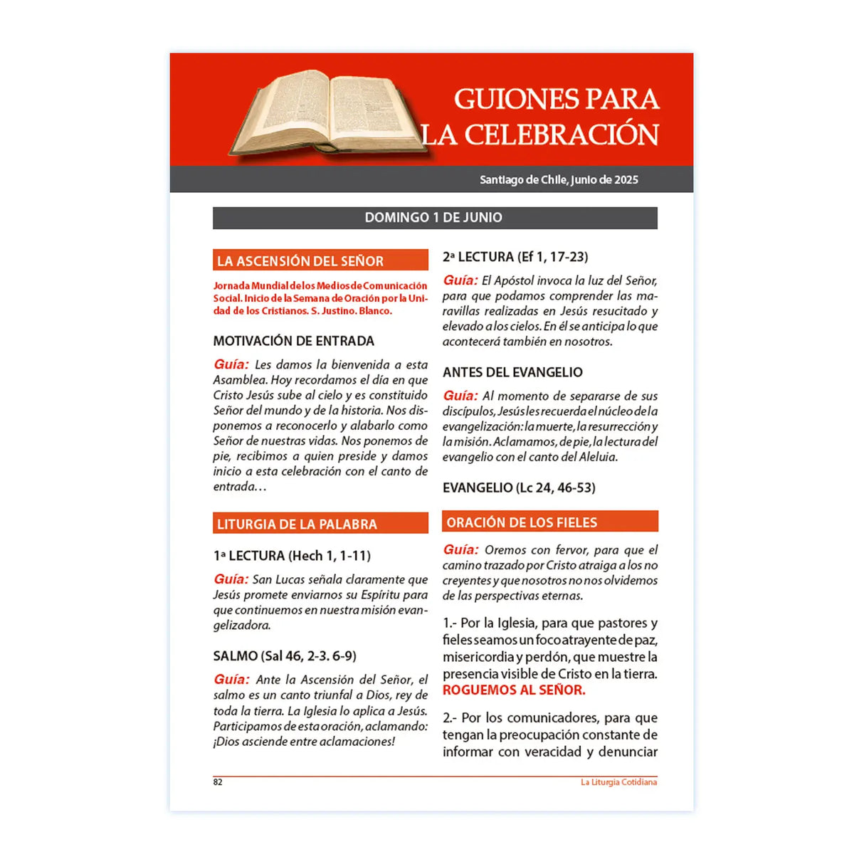 La Liturgia Cotidiana de junio 2025