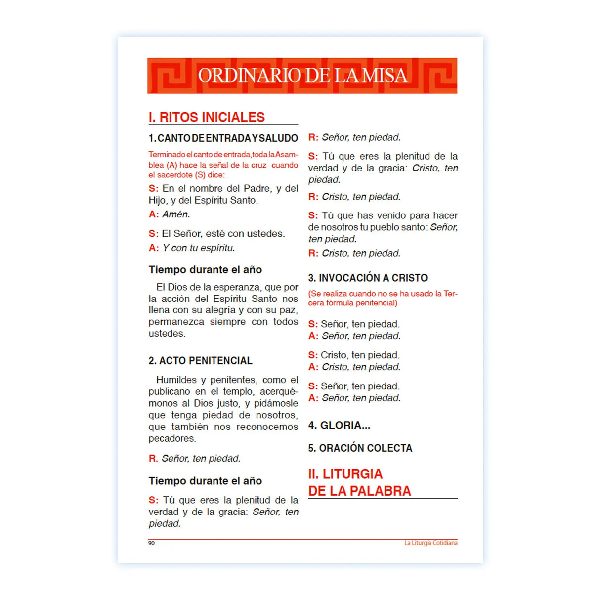 La Liturgia Cotidiana de agosto 2025
