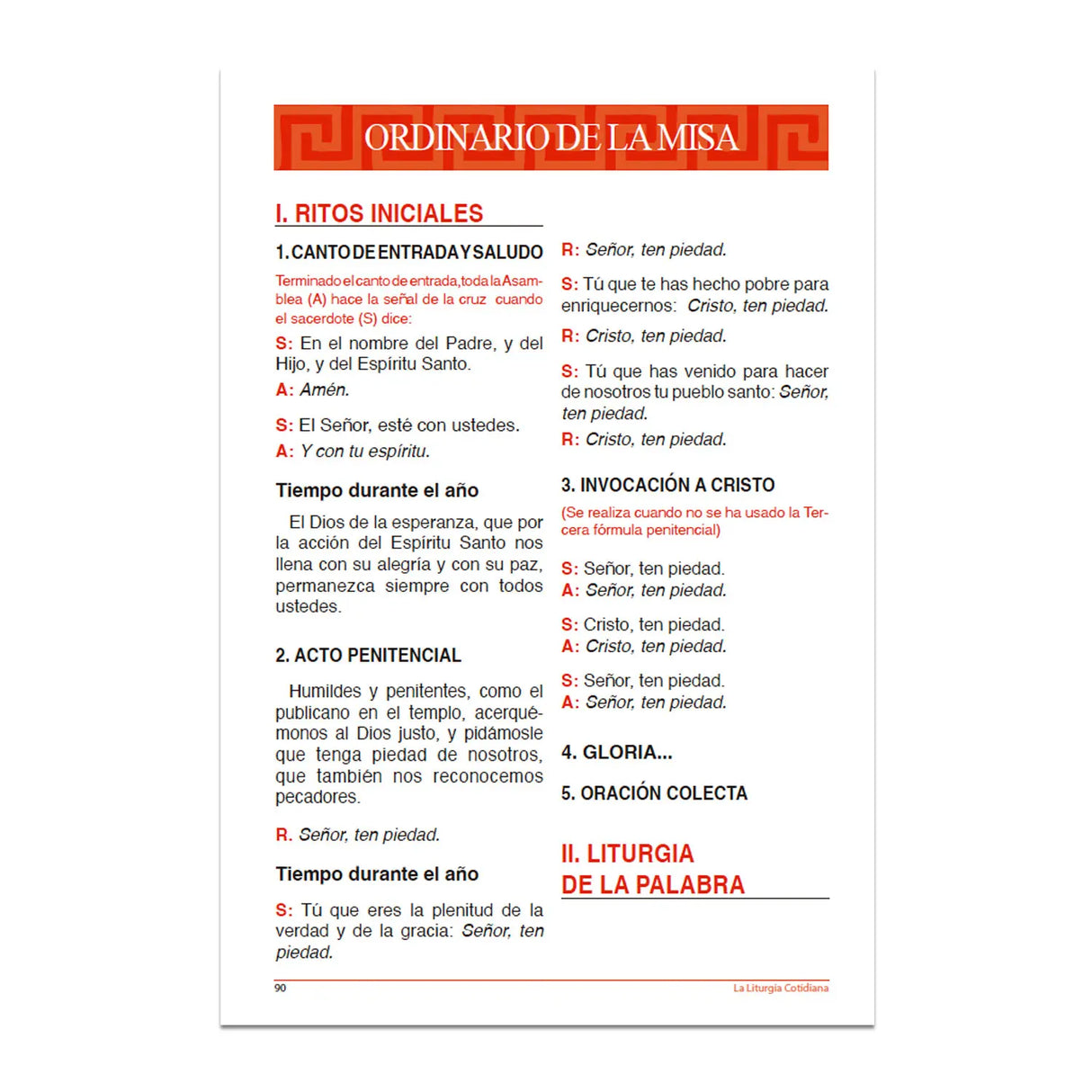 La Liturgia Cotidiana de octubre 2025