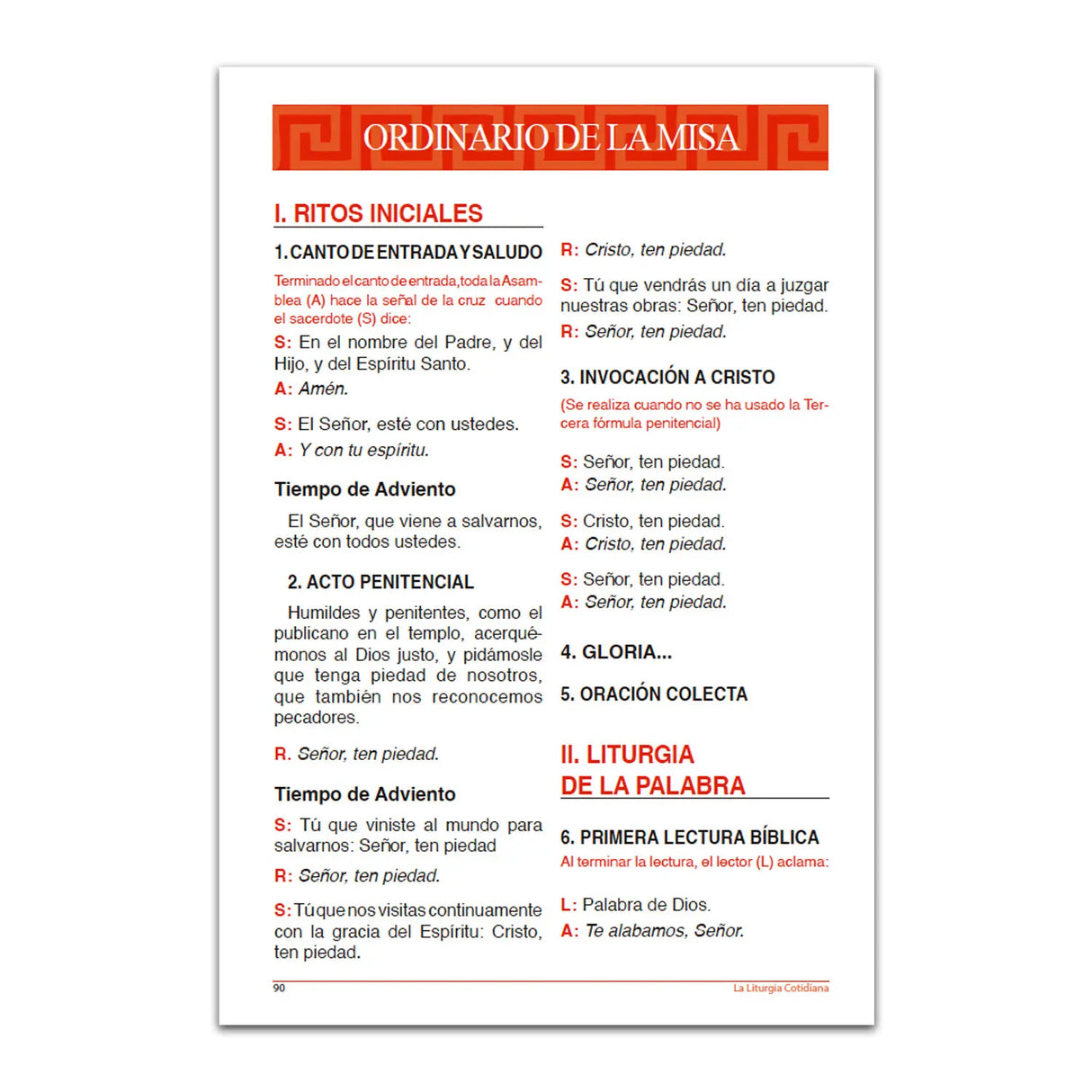 La Liturgia Cotidiana de diciembre 2025