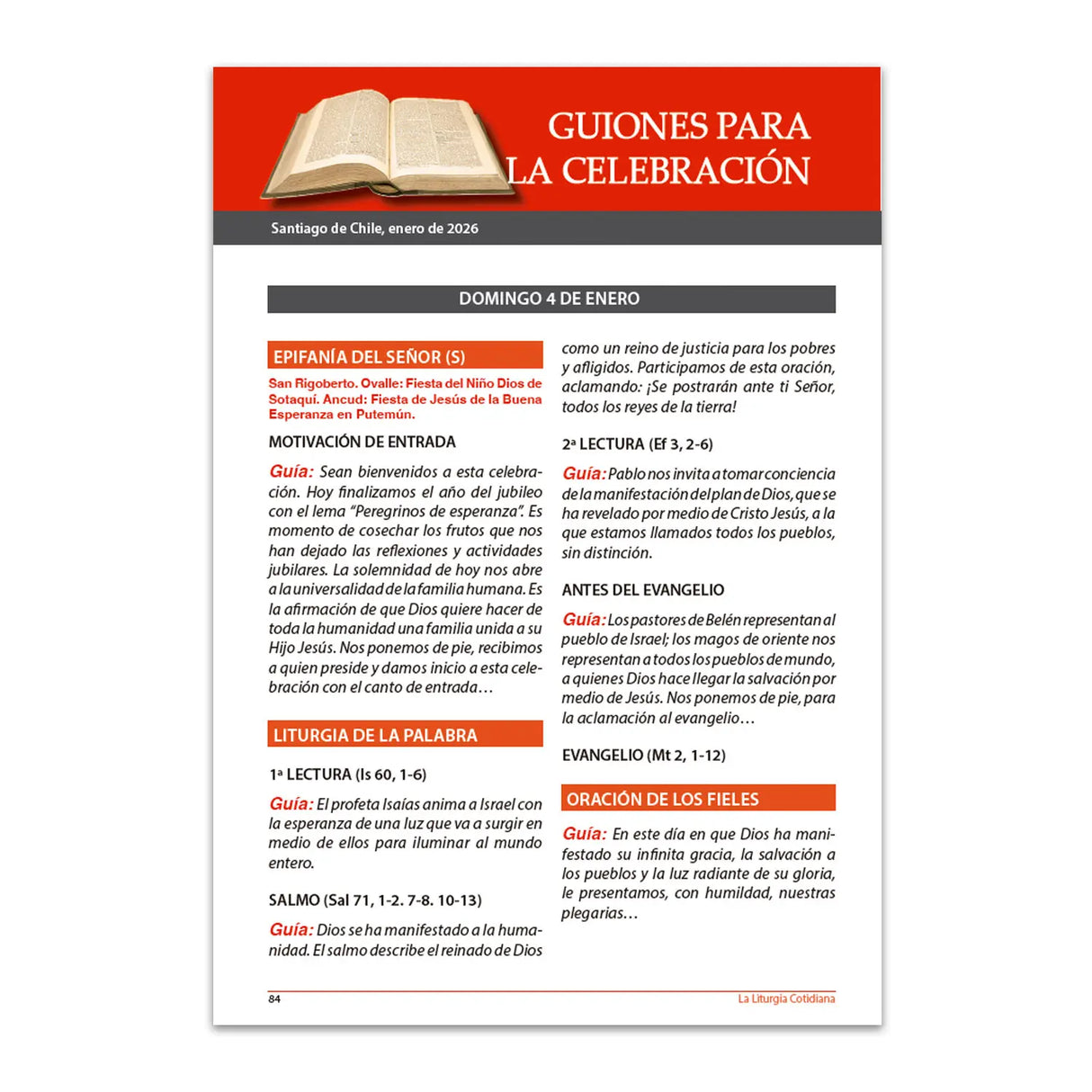 La Liturgia Cotidiana (enero 2026)