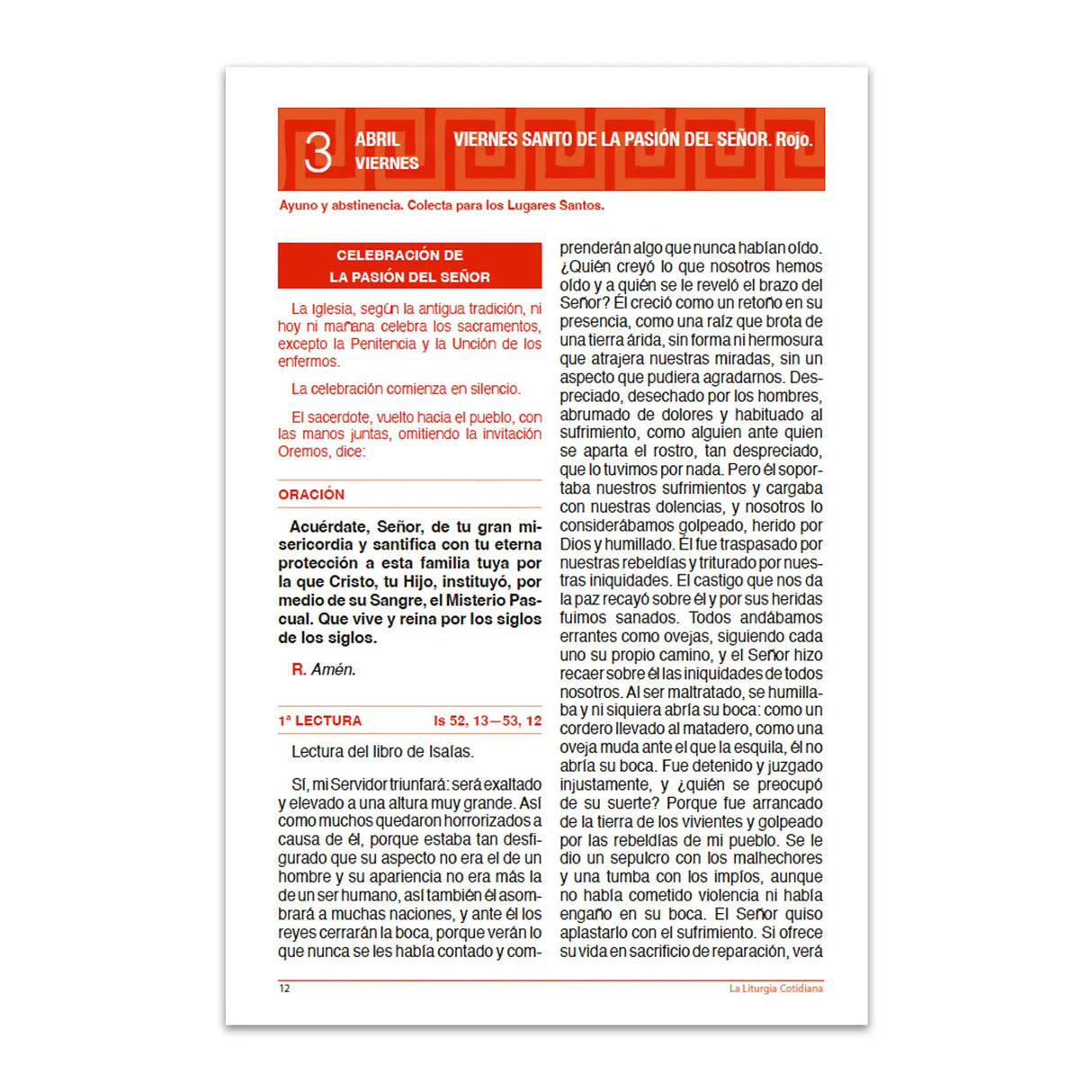 La Liturgia Cotidaina (abril 2026)