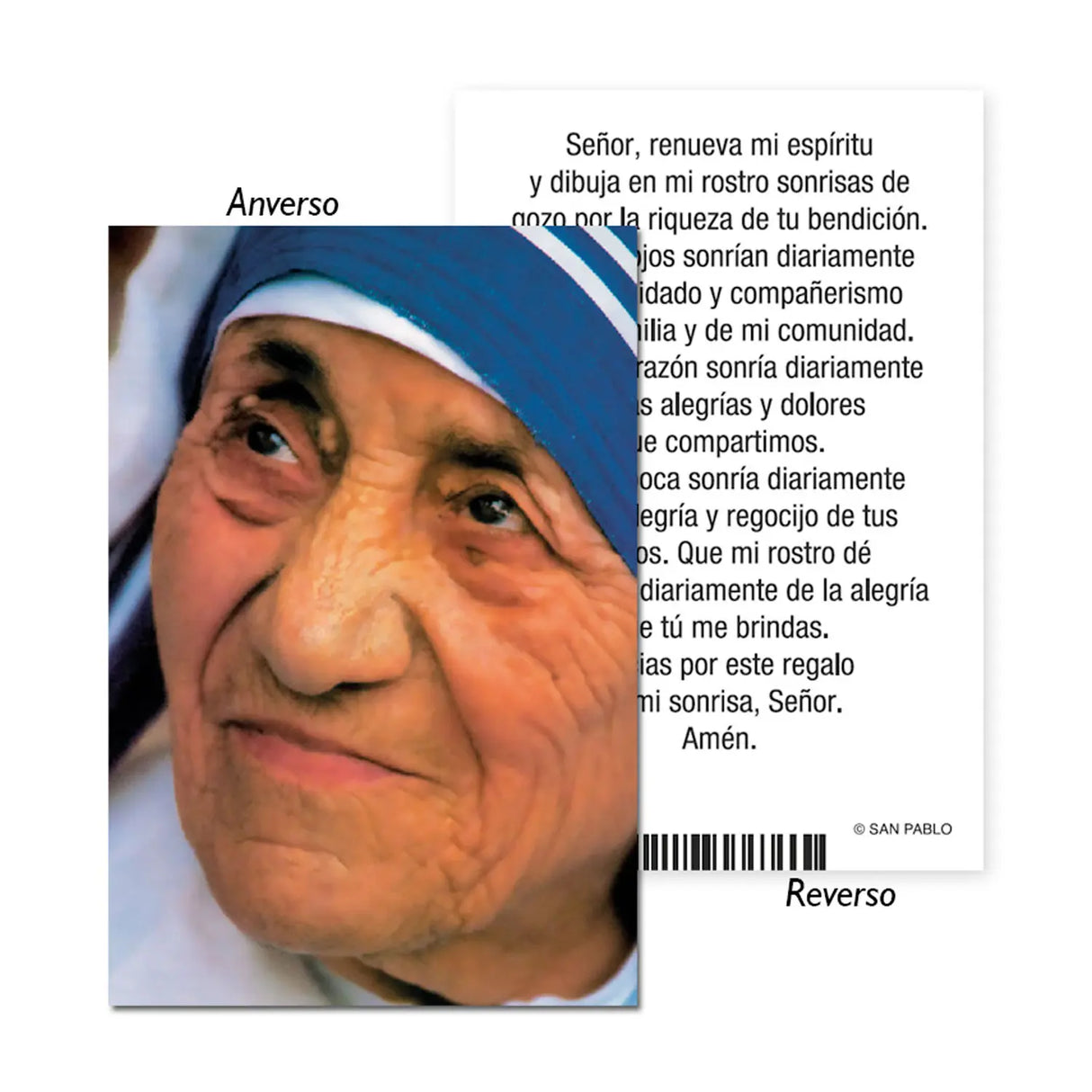 25 Laminated Print of Saint Teresa of Calcutta