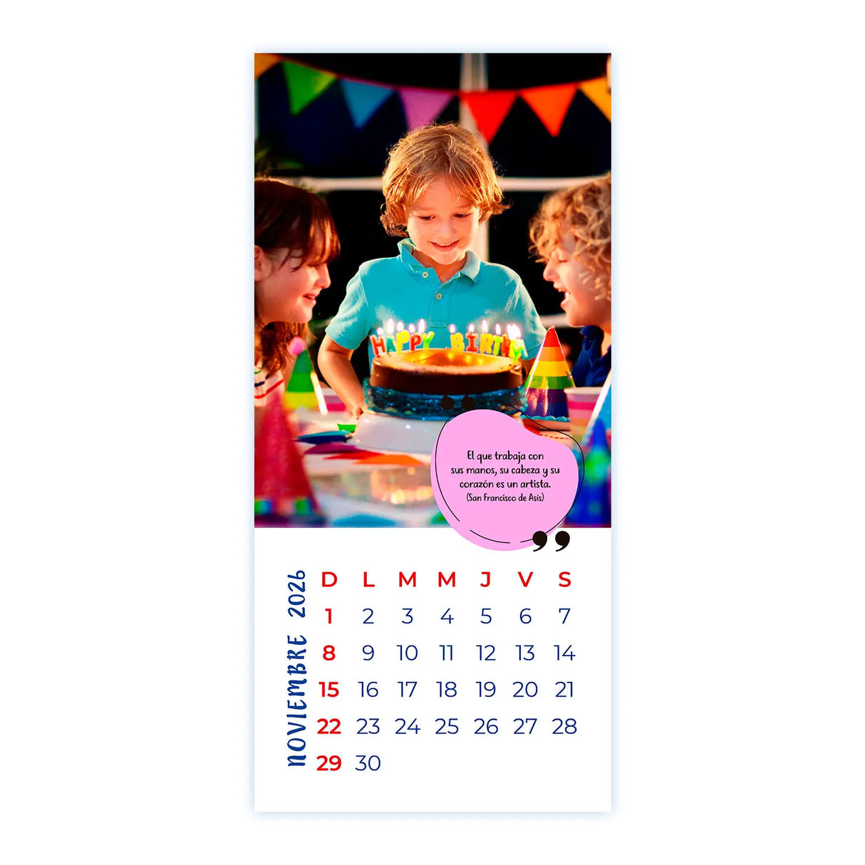 Calendario Vitaminas para tu Corazón 2026