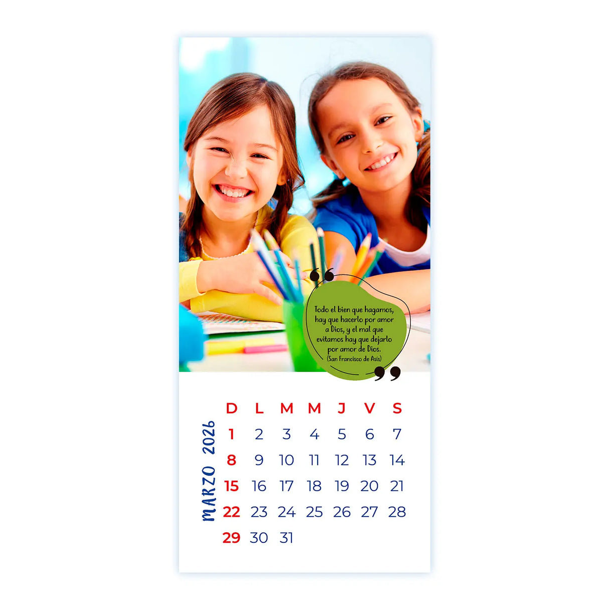 Calendario Vitaminas para tu Corazón 2026