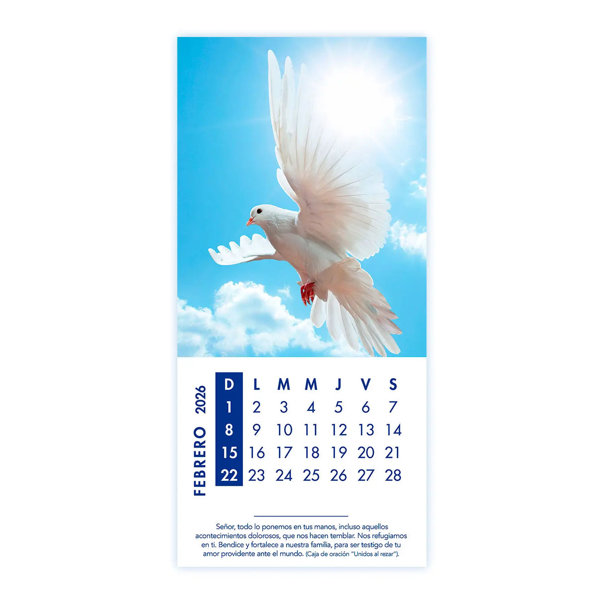 Calendario Momentos de Sabiduría 2026