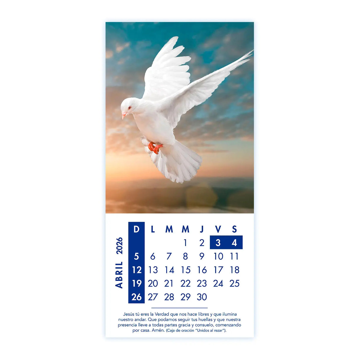 Calendario Momentos de Sabiduría 2026