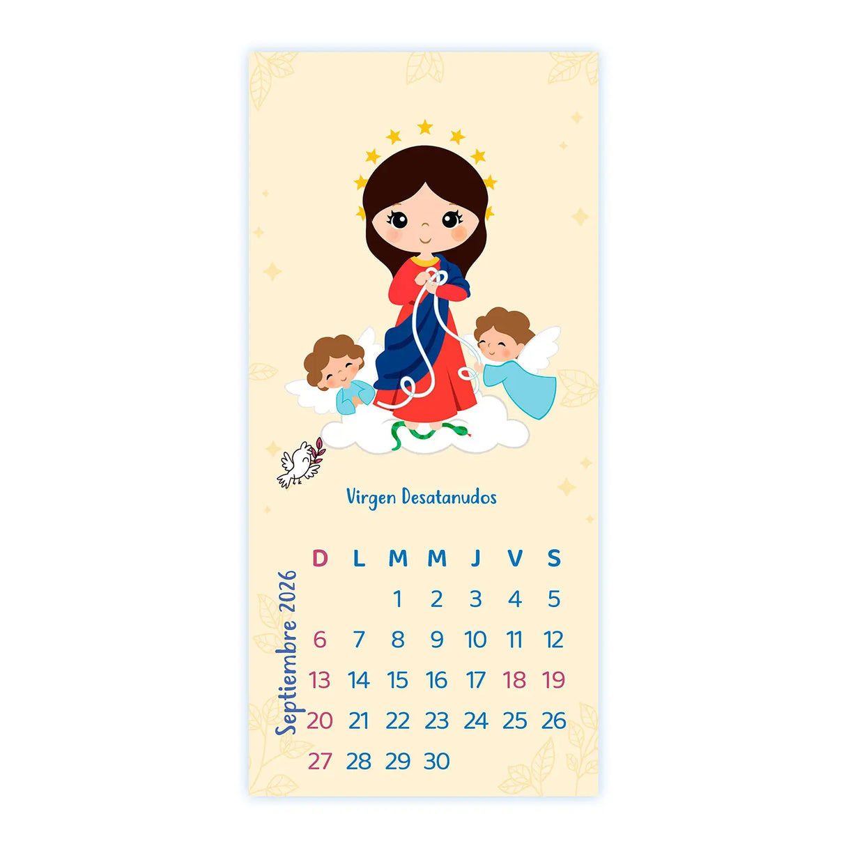 Calendario Caminando con.... María Infantil 2026