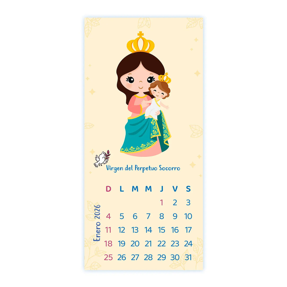 Calendario Caminando con.... María Infantil 2026