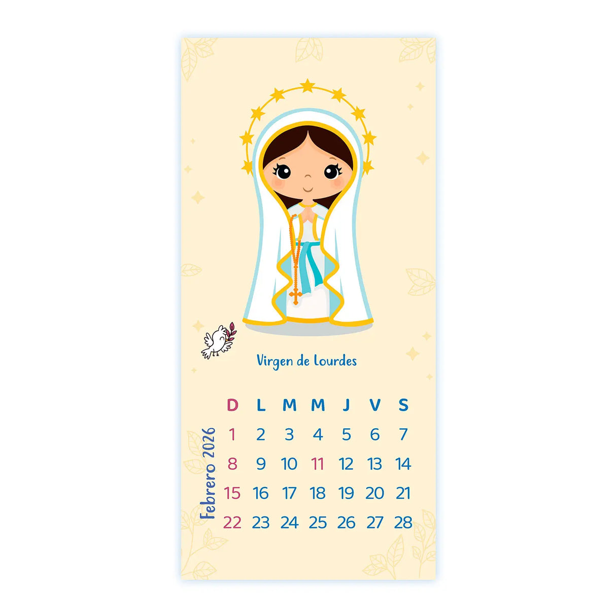 Calendario Caminando con.... María Infantil 2026