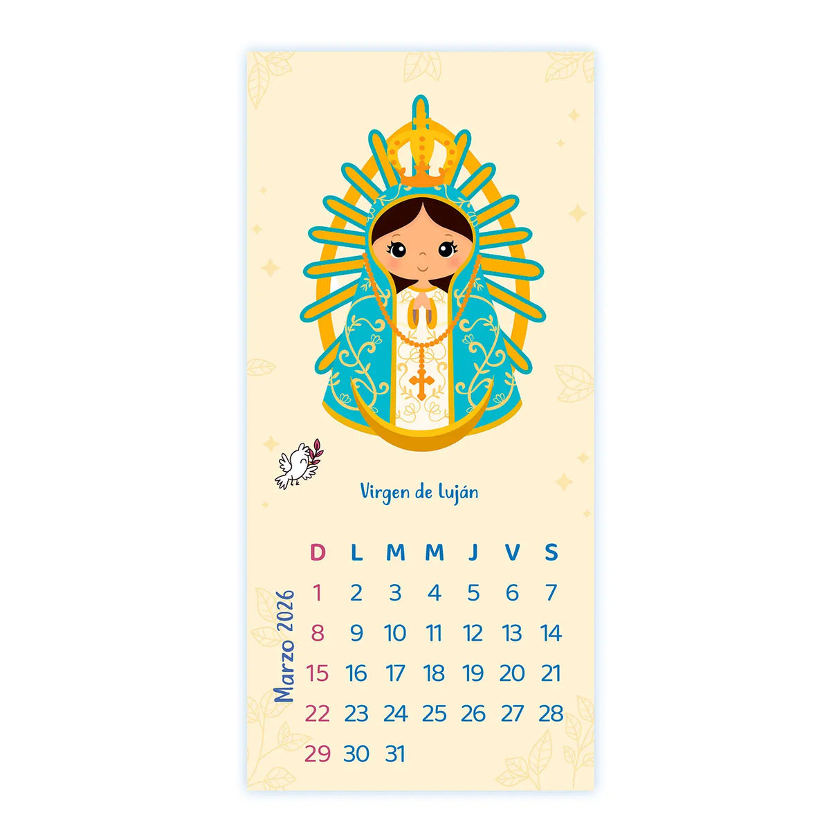 Calendario Caminando con.... María Infantil 2026