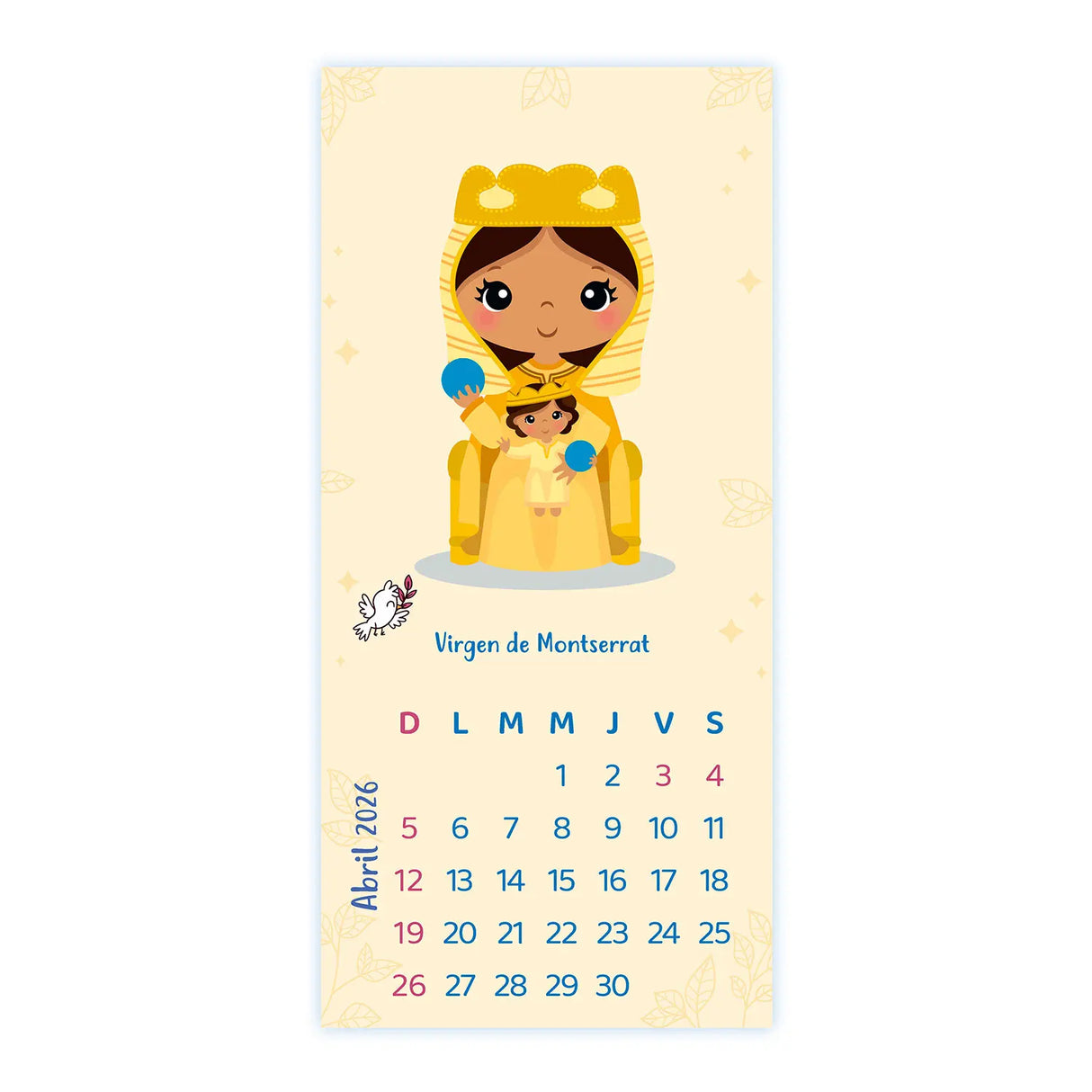 Calendario Caminando con.... María Infantil 2026