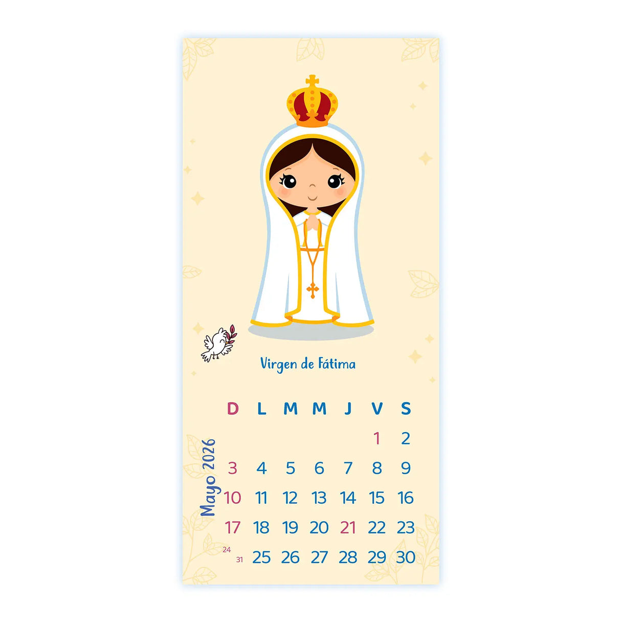 Calendario Caminando con.... María Infantil 2026