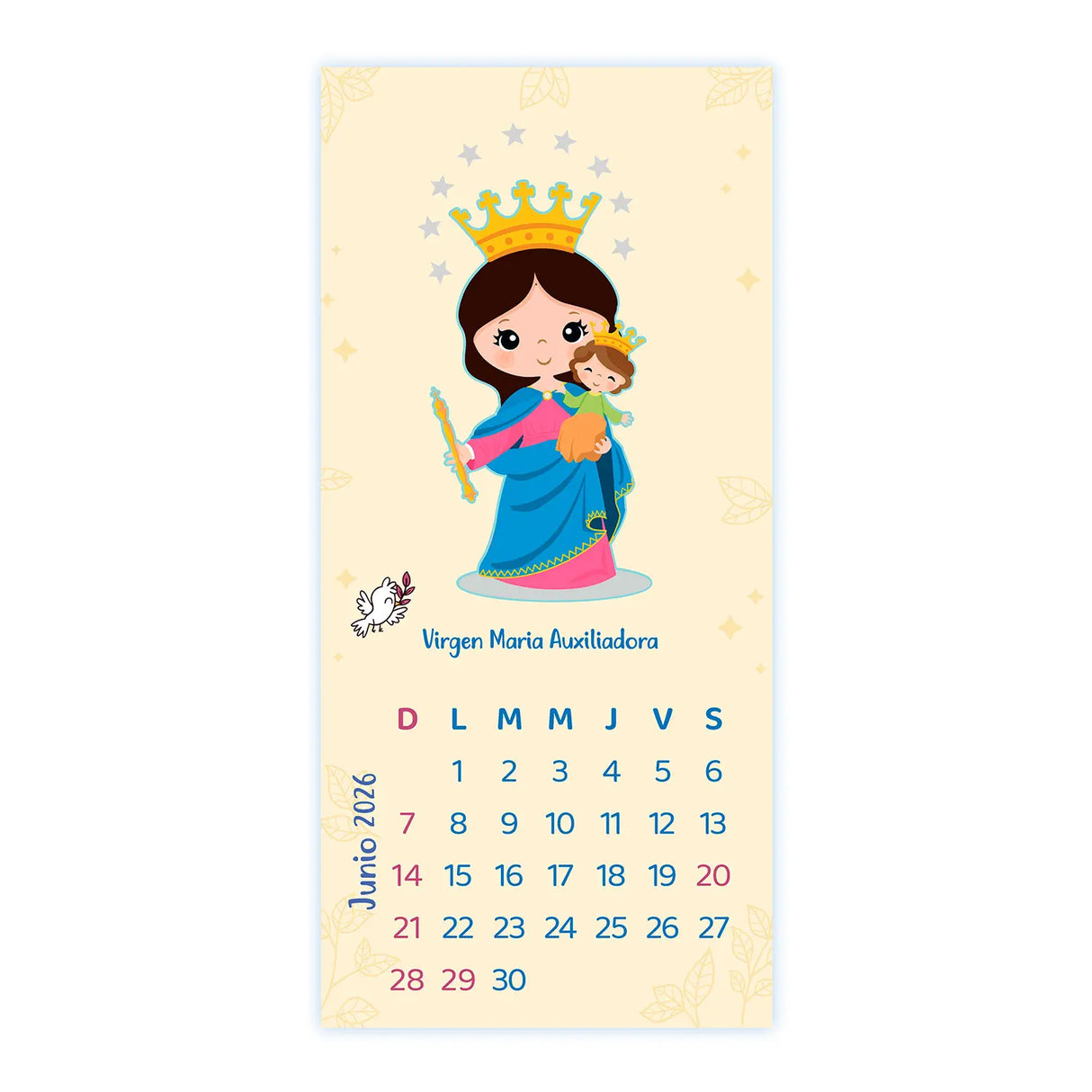 Calendario Caminando con.... María Infantil 2026