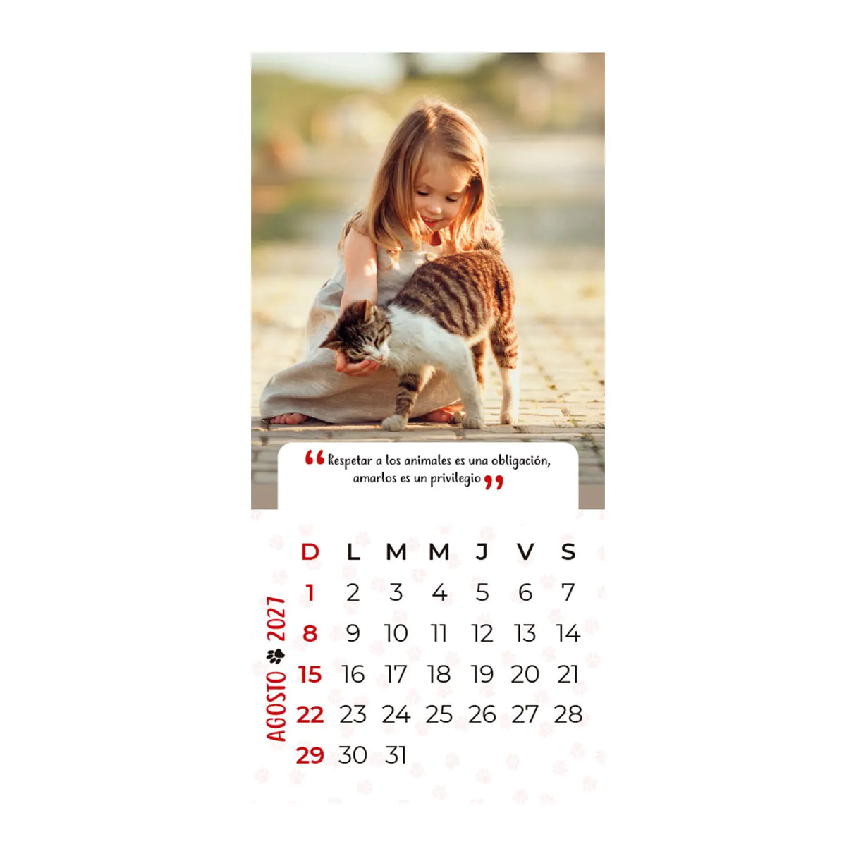 Calendario Mascotas 2027